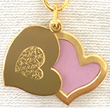 SL3035 fancy heart slidze locket