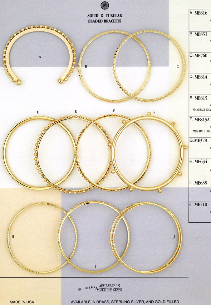 tubular bracelets