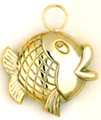M1110 Hollow Fish Charm