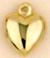 M374 Hollow Heart Charm