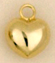 M392 Hollow Heart Charm