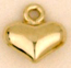 M478 Hollow Heart Charm