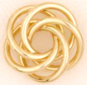 M1864 love knot earring