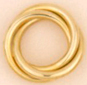 M1879 love knot earring