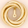 M1892 love knot earring setting