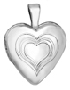 L2517 multi heart locket