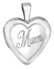 L2524 Mum 10mm heart locket