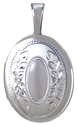 L6503 13mm oval locket
