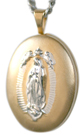 L7004 guadalupe oval locket