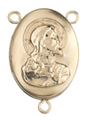 L7031 Sacred Heart Locket Rosary Center