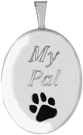 L7082 My Pal oval locket