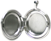 16mm round open locket