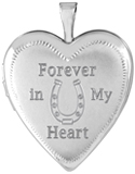 L5210CR horse cremation locket