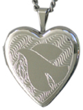 sterling dove locket