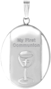 L8046 chalice oval locket