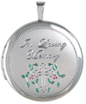 loving memory cremation locket