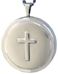 sterling 22mm round locket