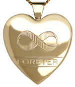 L6055 infinity symbol heart locket