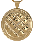 L2013 embossed pillow locket