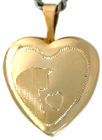 L-4014 sterling silver cat locket