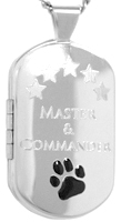L-1214 Dog Locket Dog Tag