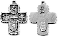 C759 sterling 4 way cross