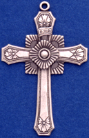 C369 large ornate cross necklace