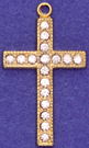 C87 cross with stones
